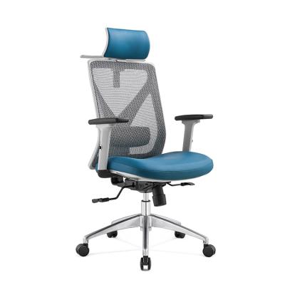 China High Back Rotation Mesh Ergonomic Chair Support Staff Mesh Back Home Office Chair for sale