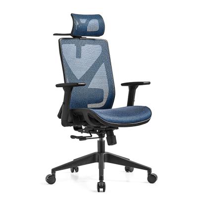 China Muti-functional Revolving Mechanism Mesh Ergonomic High Back Office Chair for sale