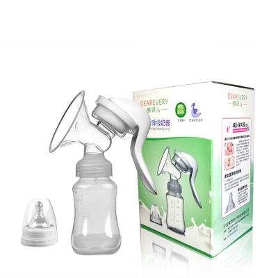 China Cheap BPA Free Portable Silicone Milk Free Baby Silicone Ladies Manual Breast Pump For Active Mothers for sale