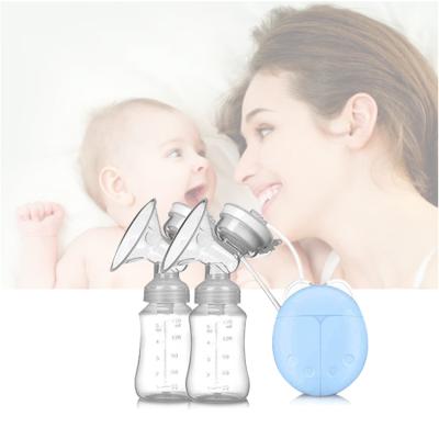 China BPA PPSU Double Free Milk Bottle Auto Suck Split Type Double Electric Mute Painless Breast Pump Machine for sale