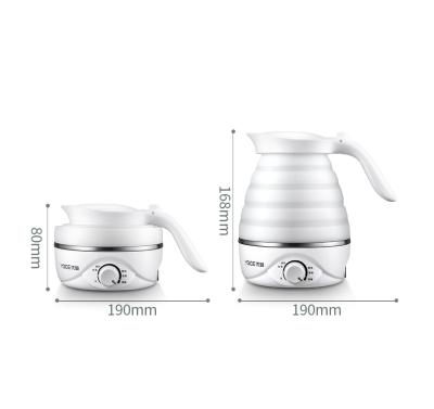 China Small New Design Easy-to-use Outdoor Travel Silicone Mini Portable Folding Electronic Water Kettles for sale