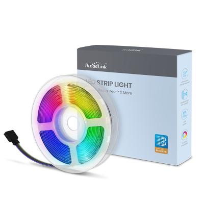 China Residential / Decoration BroadLink IR Controlled RGB LED Strip Works With Alexa Google Assistant Smart WiFi Led Strip for sale