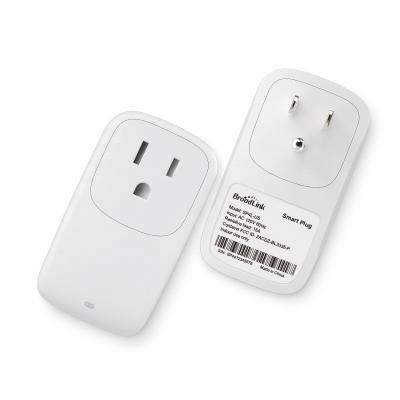 China USA Smart WiFi Residential/Multi-Purpose Outlet with Night Light and Voice Control BroadLink SP4L 15A Smart Outdoor Electrical Outlet with Plug for sale