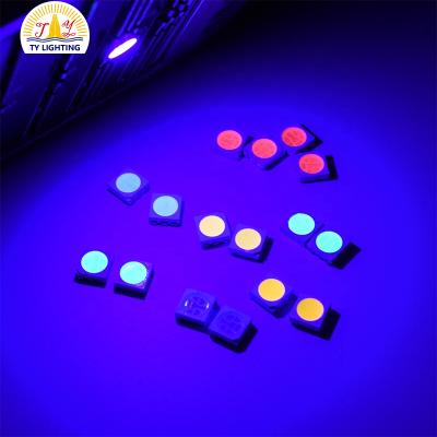 China Copper+gold single wire 5050 cool white hot white mode 0.2w flash smd led diode for sale