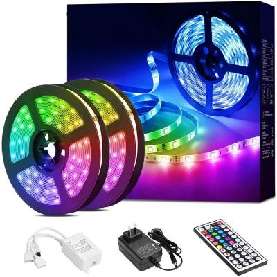 China Alexa Tuya WIFI RGBW IP65 IP65 5050 LED Strip Light Flexible Waterproof RGB LED Theme Park LED Strip Light for sale