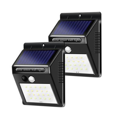 China 20LEDs Solar Light Outdoor Solar Lamp Residential PIR Motion Sensor Street Light Waterproof for Garden Decoration for sale