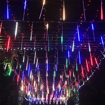 China RGB Magic Waterproof 75CM Led Meteor Shower Strip String Lights 30CM 50CM Long For Christmas Decoration for sale