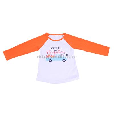 China Anti-wrinkle Autumn Boutique Long Shirt Cartoon car printed long sleeve t shirt for sale