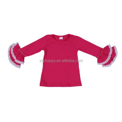 China 2021 Breathable New Design Boutique Long Sleeves Kids Casual Babies Long Shirt For Women for sale