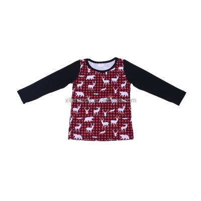 China Causal Wholesale Hot Selling European Children's Wear Long Sleeve All-match Cartoon Printing Baby Tops for sale