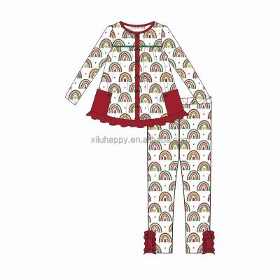 China High Quality Casual Girls Pajamas Girl Clothing Sets Christmas Pajamas Print Adult Onesie Custom Baby Pajamas for sale