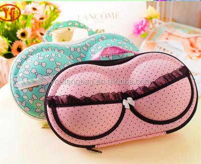 China Fashion premium premium pink EVA bra carry case bra underwire wrap for sale