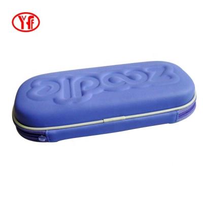 China Schools & Pencil Case EVA Hard Shell Blue Leather Pen Case Cool Design Office School Large for sale