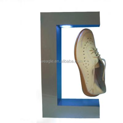 China Advertising Display Eeagle Magnetic Levitation Shoes Floating Display Stand Advertising Display, 20pcs Gift Free Rotation 2 Years Customized for sale