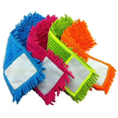 China Viable Chenille Broom Cloth Pad Refill Chenille Broom Flat Head for sale