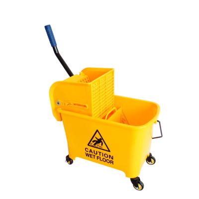 China Sustainable 20L Small Bucket Mop Cleaning Bucket With Wringer for sale