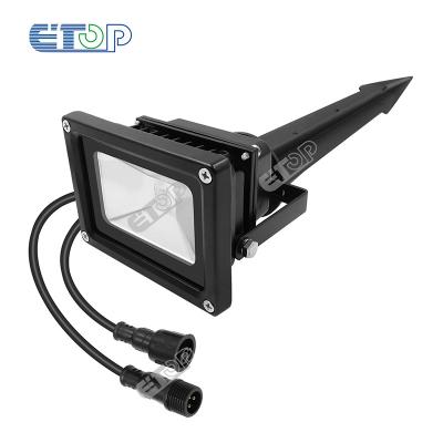 China New LANDSCAPE Style High Power Smart 10W LED Flood Light WS2811 Controlled Waterproof IP66 for sale