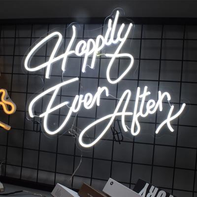 China Always Led Neon Sign Indoor Happy After To Wedding Led Neon Sign High Quality Customize for sale