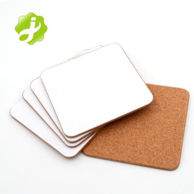 China Viable Wholesale Empty MDF Coasters Close Up Back for sale