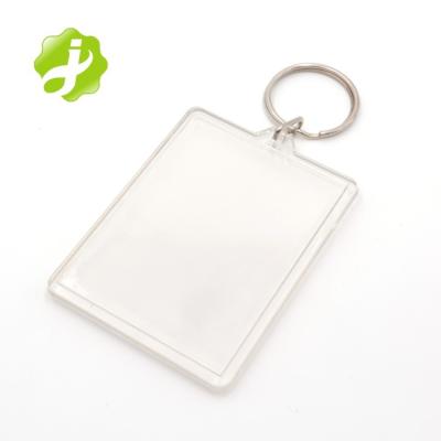 China For businese gifts or home plastic plastic frame craft use key chain key chain with logo for sale