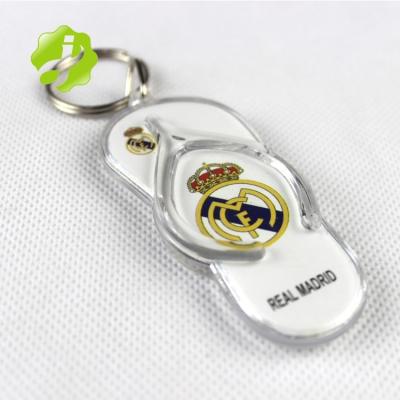 China Customized fashion custom logo sports acrylic key chain shoes shoes form key chain for sale