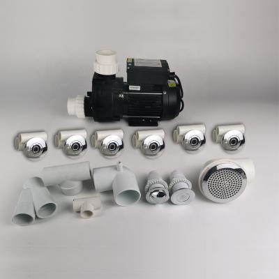 China Eco-freindly Hydraulic Hot Tub Jet Nozzle Kit System Whirpool Bathtub Massage System for sale