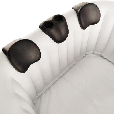 China Durable PU Foam Comfort Set Inflatable Hot Tubs Bath Pillow Bathtub Pillow for sale