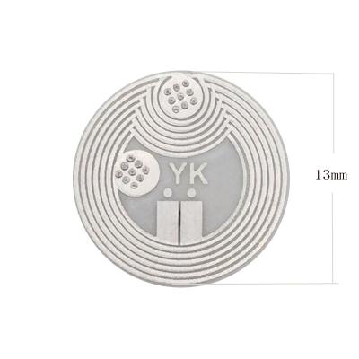 China Waterproof / Waterproof YK 213 antenna-HF sticker paper rfid nfc tags logo free samples for sale