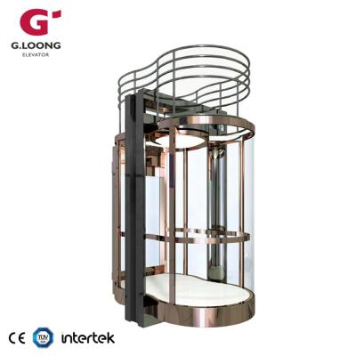 China Competitive Price Scandinavian Glass Passenger Elevator Panoramic Elevator With Good Quality for sale