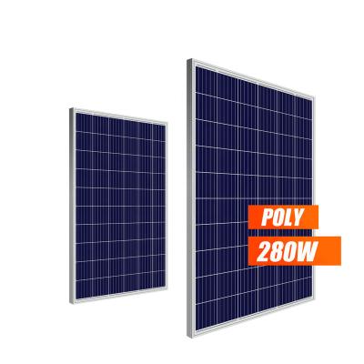 China High Efficiency Poly Solar Panels 270W 280W 285 W 290W 300 Poly Crystal Solar Panel for sale