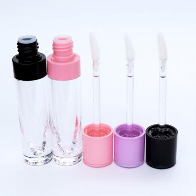 China NEW Arrival High Quality White Black Pink 6ml Lip Gloss Tubes Containers Lip Gloss Tubes Cosmetic Lip Gloss Tubes for sale