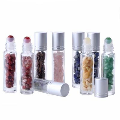 China Luxury Bottle of Personal Care 10mL Jade Rolling Ball Essential Oil for sale