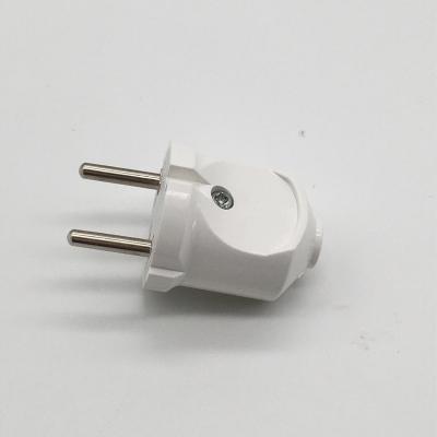 China Russia Ukraine AC 10A 250V Round 2 Pin Electric Power Plug Residential / General Purpose 2 Pin Capable for sale