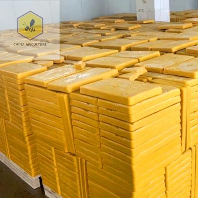 China 100% Farms Food and Pharmaceutical Grade Nature Refined Yellow Beeswax for sale