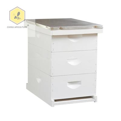 China Bee Farm Beekeeping Equipment Wooden Frames 10 Langstroth Hive /bee hive box for sale for sale