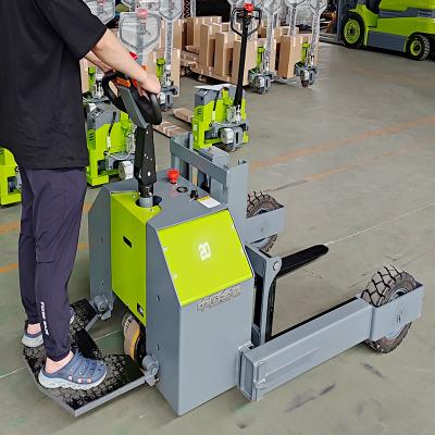 China Heavy Duty 2T 2.5T 3T Automatic Electric Folding Pallet Truck for sale