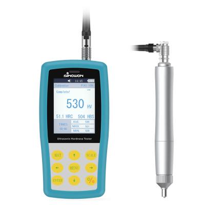 China Color Screen Manual Ultrasonic Hardness Tester Portable Durometer SU-300H for sale