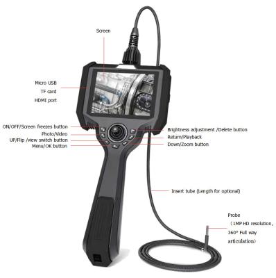 China IP67 Industrial Endoscope Inspection Camera Portable IPS Handheld Digital Endoscope for sale