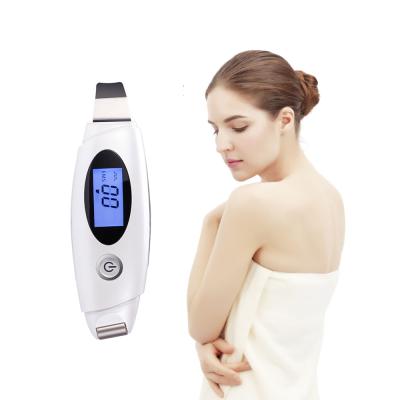 China Skin Rejuvenation EMS Exfoliating Facial Skin Scrubber Rejuvenation Beauty Sonic Skin Scrubber Equipment for sale