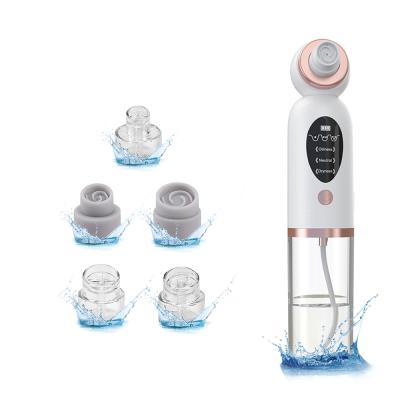 China Acne Treatment Blackhead Remover Facial Vacuum for Ladies USB Rechargeable Small Electric Bubble Blackhead Remover for sale