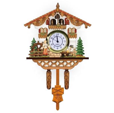 China Authentic Black Forest Style Cuckoo Clock Movement Antique German Chalet Cuckoo Clock for sale