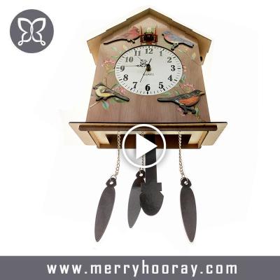 China Battery Operated Quartz Cuckoo Clock Movements Wooden Cuckoo Clock Mechanism for sale