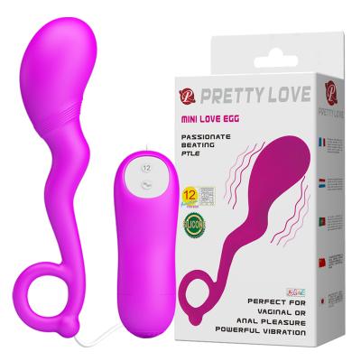 China 12-function Vibration 2 AAA Batteries Full Silicone Prostate Massager Waterproof Wireless Remote Control Vibrating Anal Toys Silicone Butt Anal Plug for sale