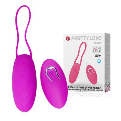 China Real Touch Feeling Silicone 12 Function Vibrations USB Rechargeable Remote Control Egg for sale