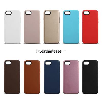 China Perfect Fit PU Leather Case For iphone x 7 8 Cell Phone Case Leather Case With Logo Protector Cover For iphone 6 High Quality for sale