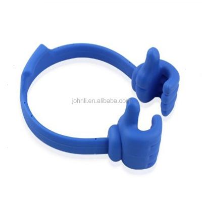 China Flexible Universal Thumb Up Phone Stents Tablet PC Hand Holder Display Holder For Iphone For Samsung Mobile Phone for sale