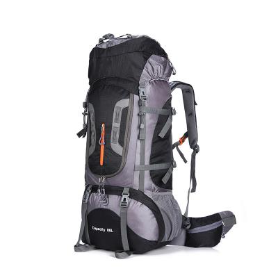 China Promotional Custom Large Capacity 50L Motion Sensing Outdoor Sports Travel Trekking Camping Hiking Backpack for sale