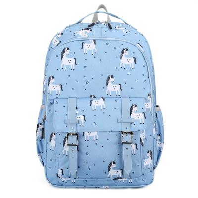 China Other Children School Bags Backpack Set Cartoon Print Backpack For Girls Bookbag Primary School Bag Cute Lunch Box for sale