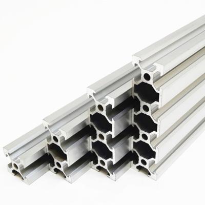 China Decorations 2080 Vslot 20X80 Aluminum Rail C Plate Extrusion Profile Beam V Slot Linear V-slot Profiles for sale