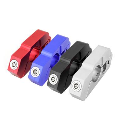 China Aluminum Motorcycle Parts Anti Theft Lock Motorcycle Anti Theft Throttle Throttle Throttle Key For Motorcycles Scooter Brake Collars for sale